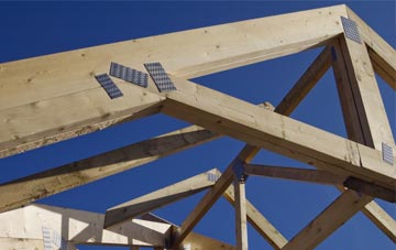 Oak Tree roof trusses for new builds and additions